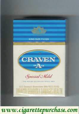 Craven A Special Mild cigarettes